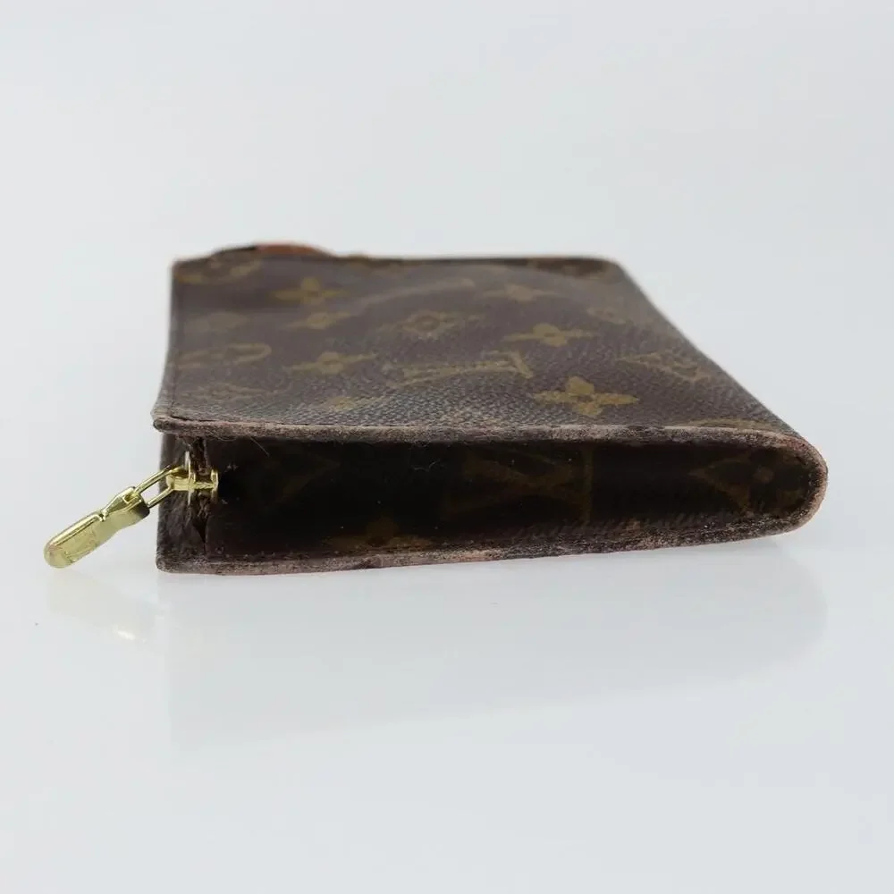 Louis Vuitton Monogram Bucket PM Accessory Pouch Brown